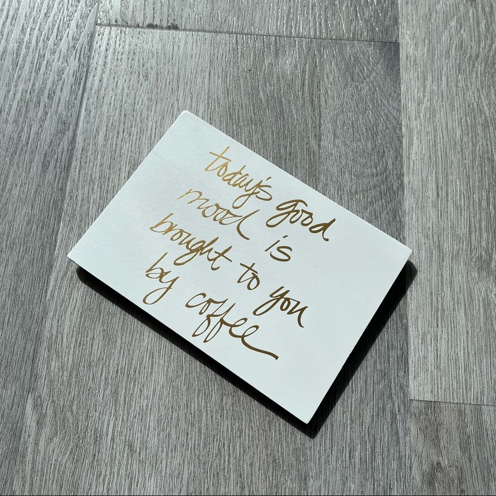 Home Decor Coffee Quote Frame